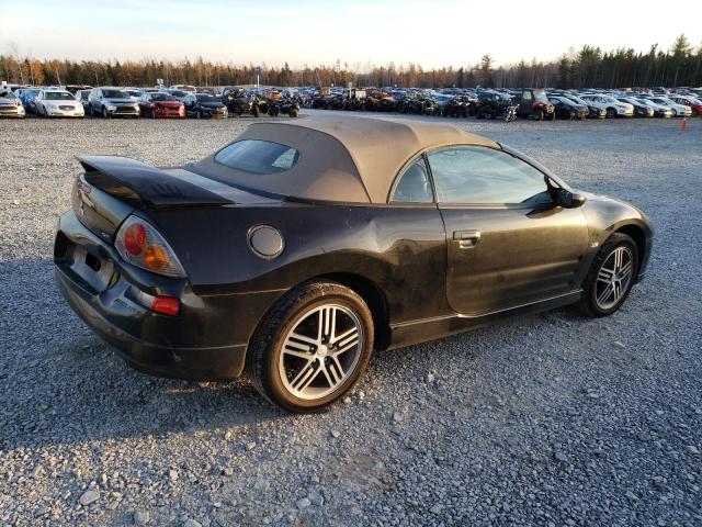 4A3AE75H85E601161 - 2005 MITSUBISHI ECLIPSE SPYDER GTS BLACK photo 3