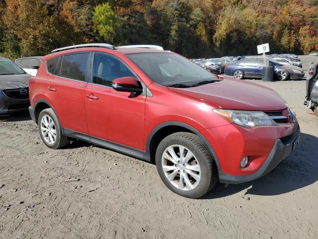 JTMDFREV7DD001136 - 2013 TOYOTA RAV4 LIMITED RED photo 4