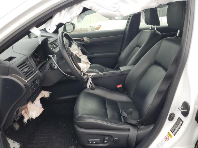 JTHKD5BH2E2194019 - 2014 LEXUS CT 200 WHITE photo 7