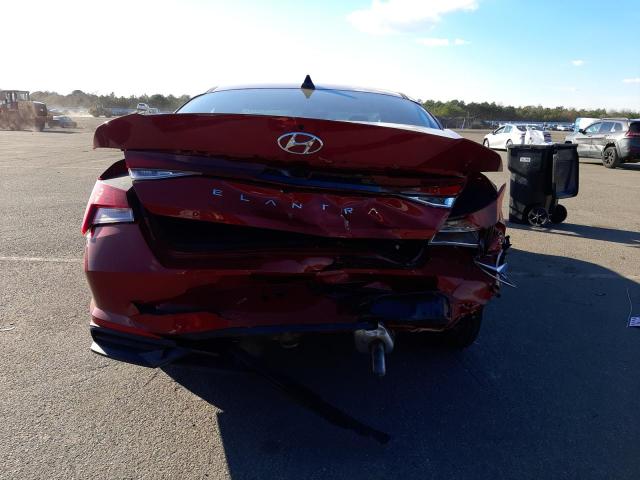 KMHLL4AG8PU606944 - 2023 HYUNDAI ELANTRA SE RED photo 6