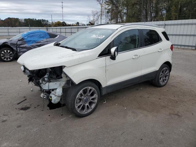 MAJ3S2KE8LC325015 - 2020 FORD ECOSPORT TITANIUM WHITE photo 1