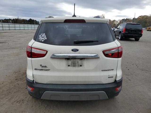 MAJ3S2KE8LC325015 - 2020 FORD ECOSPORT TITANIUM WHITE photo 6