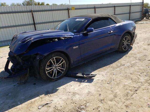 1FATP8FF3G5237152 - 2016 FORD MUSTANG GT BLUE photo 1