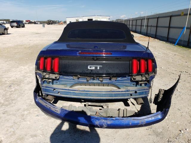 1FATP8FF3G5237152 - 2016 FORD MUSTANG GT BLUE photo 6