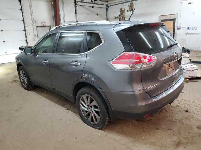 5N1AT2MV0FC802399 - 2015 NISSAN ROGUE S GRAY photo 2