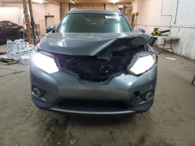 5N1AT2MV0FC802399 - 2015 NISSAN ROGUE S GRAY photo 5