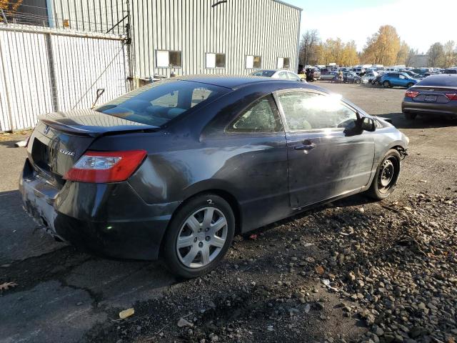 2HGFG12648H563624 - 2008 HONDA CIVIC LX BLACK photo 3