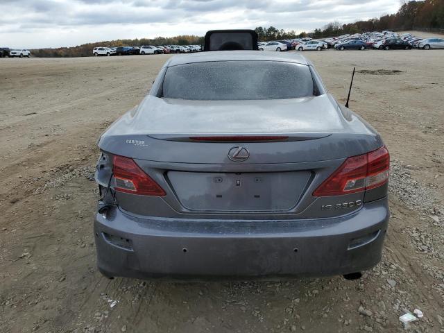 JTHFF2C26C2521507 - 2012 LEXUS IS 250 GRAY photo 6