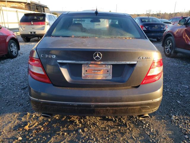 WDDGF8BB7AR094133 - 2010 MERCEDES-BENZ C 300 4MATIC GRAY photo 6