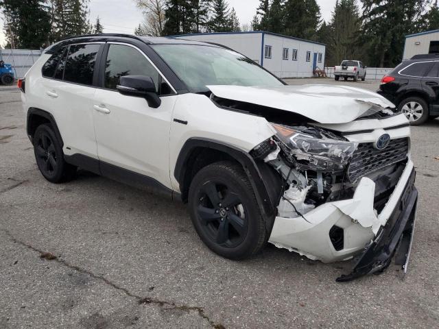 JTMEWRFV6KJ016115 - 2019 TOYOTA RAV4 XSE WHITE photo 4