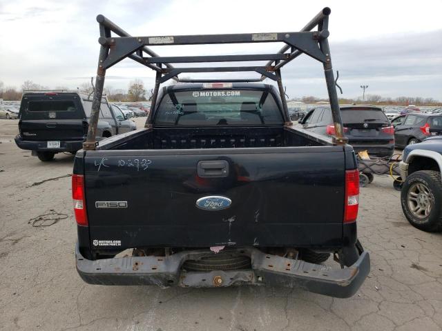 1FTRX12W17FA25247 - 2007 FORD F150 BLACK photo 6