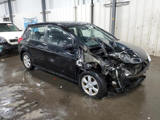 3N1BC13E37L401149 - 2007 NISSAN VERSA S BLACK photo 4