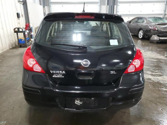 3N1BC13E37L401149 - 2007 NISSAN VERSA S BLACK photo 6