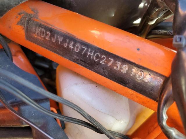 MD2JYJ407HC273910 - 2017 KTM 390 DUKE TWO TONE photo 10