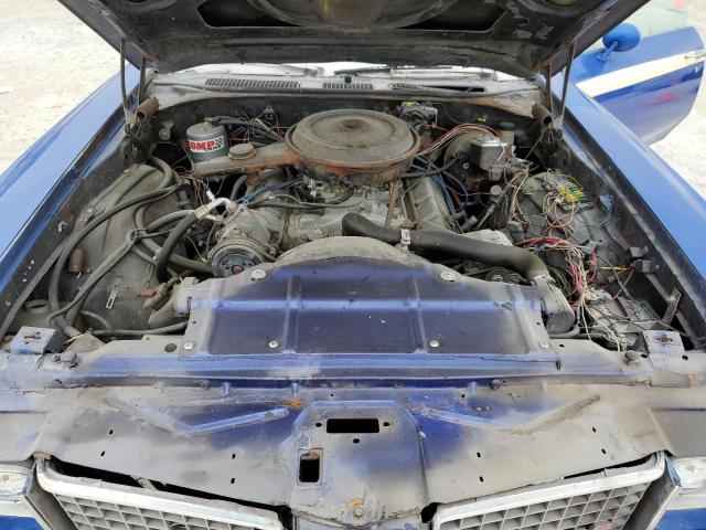 3J67K2M160111 - 1972 OLDSMOBILE CUTLASS SU BLUE photo 11