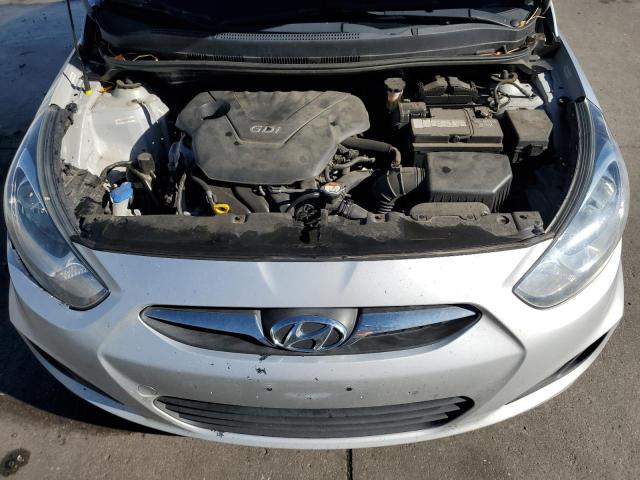 KMHCT4AE2EU596312 - 2014 HYUNDAI ACCENT GLS SILVER photo 11