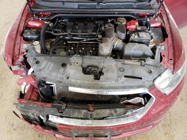 1FAHP2H85GG150343 - 2016 FORD TAURUS SEL BURGUNDY photo 11