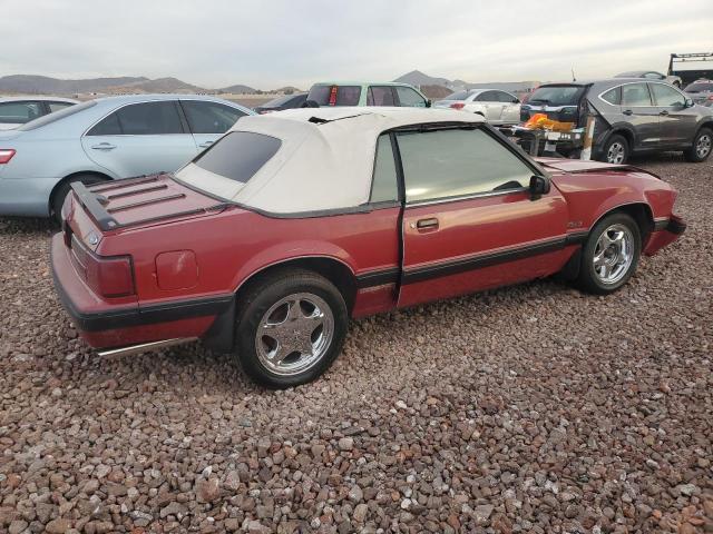 1FACP44E9MF126212 - 1991 FORD MUSTANG LX RED photo 3