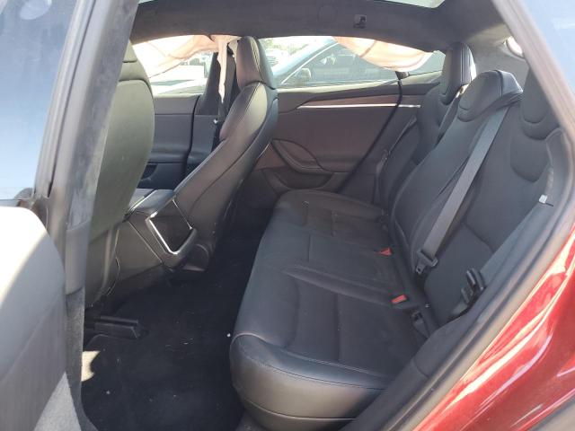 5YJSA1E51PF529016 - 2023 TESLA MODEL S RED photo 10