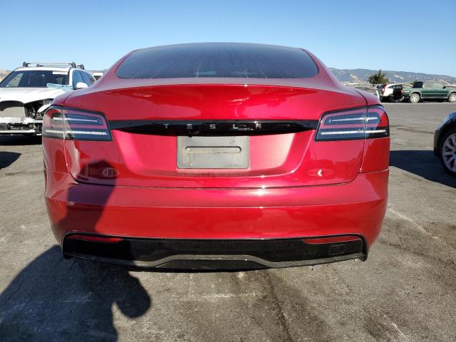 5YJSA1E51PF529016 - 2023 TESLA MODEL S RED photo 6