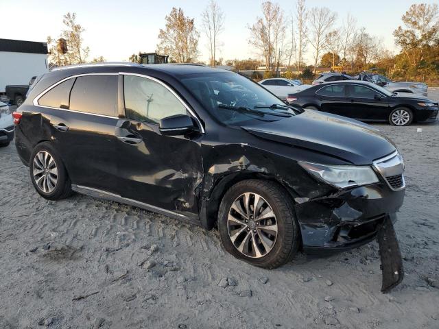 5FRYD3H43EB003742 - 2014 ACURA MDX TECHNOLOGY BLACK photo 4