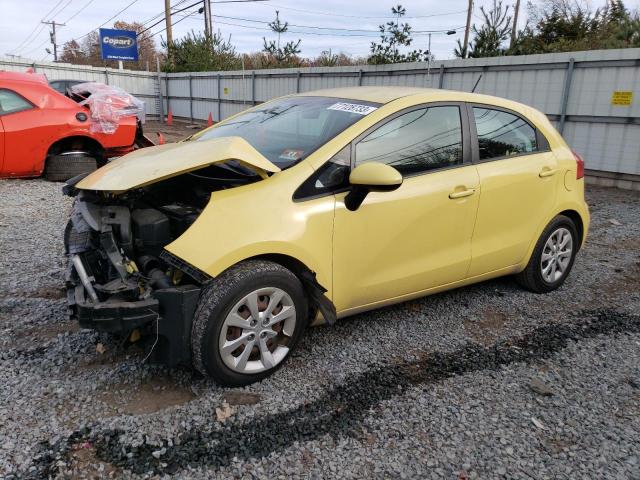 KNADM5A34G6620687 - 2016 KIA RIO LX YELLOW photo 1