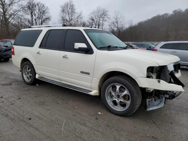 1FMFK195X7LA90237 - 2007 FORD EXPEDITION EL LIMITED WHITE photo 4