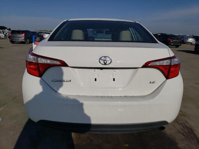 5YFBURHE2GP486201 - 2016 TOYOTA COROLLA L WHITE photo 6