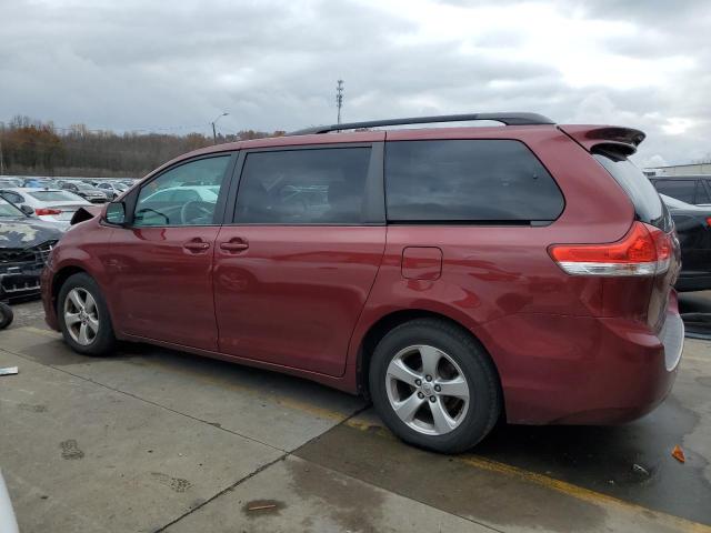 5TDKK3DC2DS365226 - 2013 TOYOTA SIENNA LE BURGUNDY photo 2