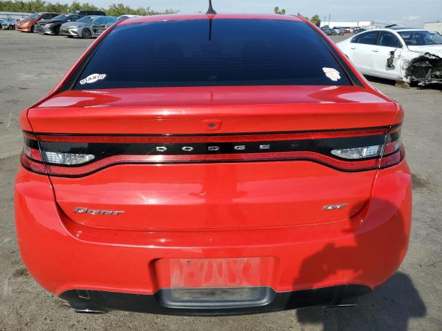 1C3CDFGB6GD804189 - 2016 DODGE DART GT SPORT RED photo 6