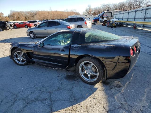 1G1YY22G315124911 - 2001 CHEVROLET CORVETTE BLACK photo 2