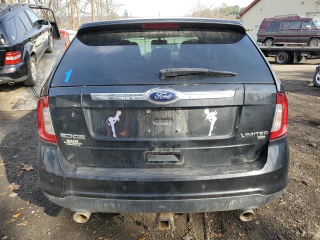 2FMDK4KC0DBC15050 - 2013 FORD EDGE LIMITED BLACK photo 6