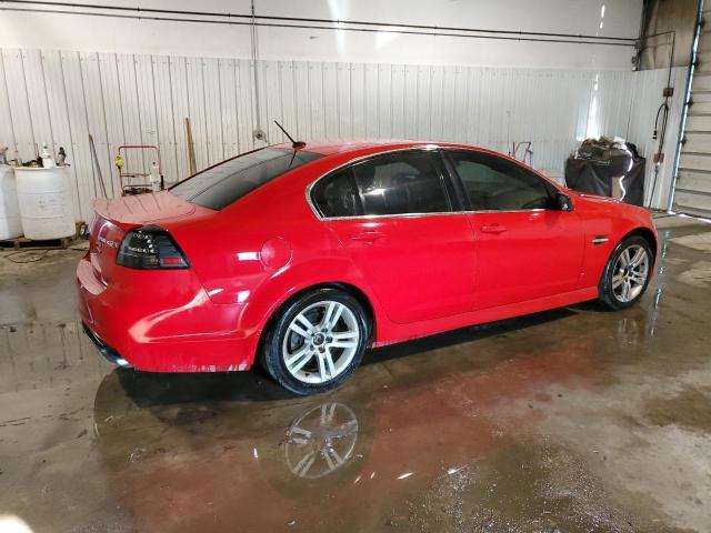 6G2ER57769L207796 - 2009 PONTIAC G8 RED photo 3