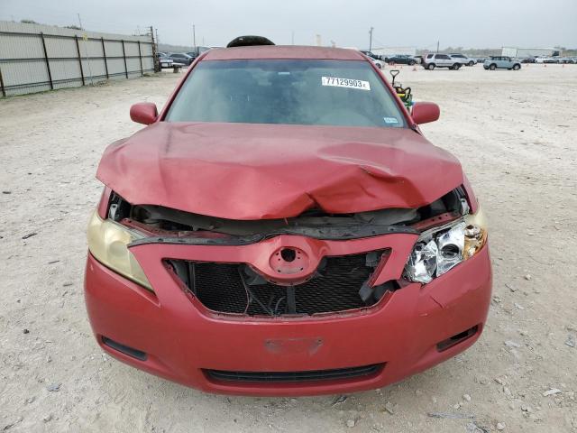 4T1BK46K49U084795 - 2009 TOYOTA CAMRY SE RED photo 5