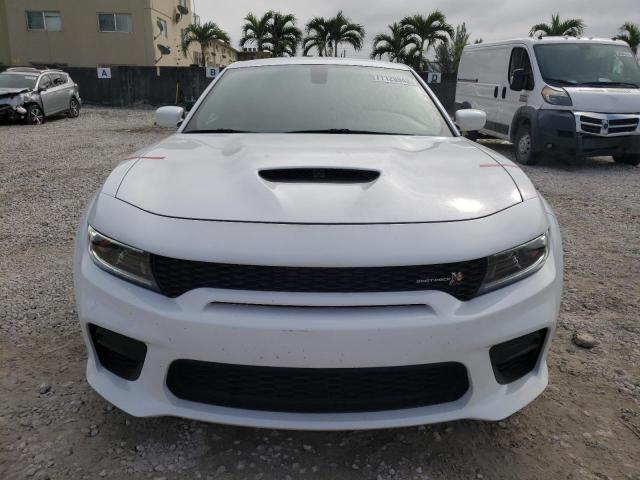 2C3CDXGJ2NH177763 - 2022 DODGE CHARGER SCAT PACK WHITE photo 5