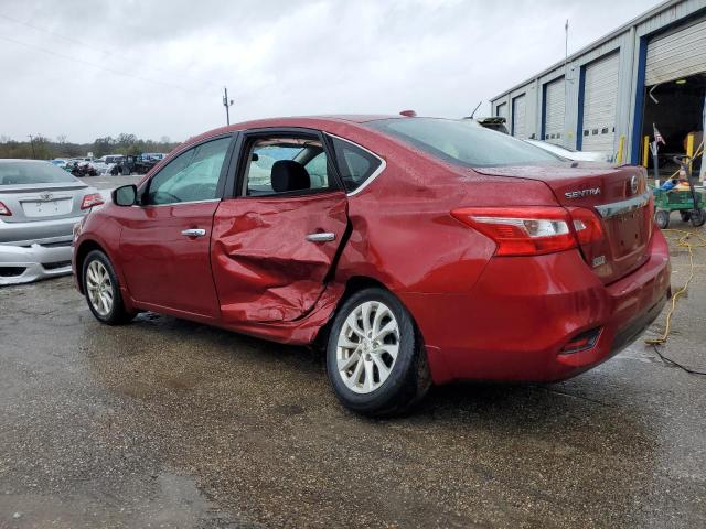3N1AB7AP3KY358305 - 2019 NISSAN SENTRA S RED photo 2