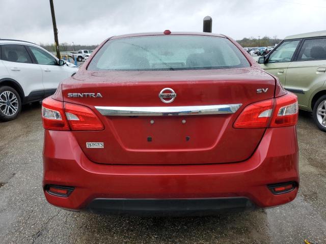 3N1AB7AP3KY358305 - 2019 NISSAN SENTRA S RED photo 6