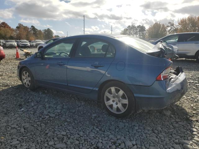 1HGFA16556L135225 - 2006 HONDA CIVIC LX BLUE photo 2