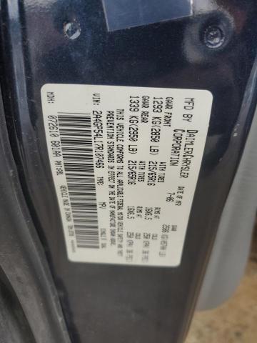 2A4GP54L17R107466 - 2007 CHRYSLER TOWN & COU TOURING BLUE photo 12