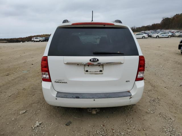 KNDMH4C71B6408811 - 2011 KIA SEDONA EX WHITE photo 6