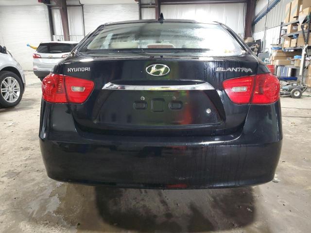 KMHDU4AD6AU189631 - 2010 HYUNDAI ELANTRA BLUE BLACK photo 6