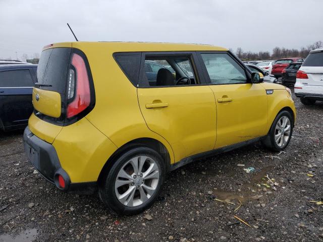 KNDJP3A53E7043225 - 2014 KIA SOUL + YELLOW photo 3