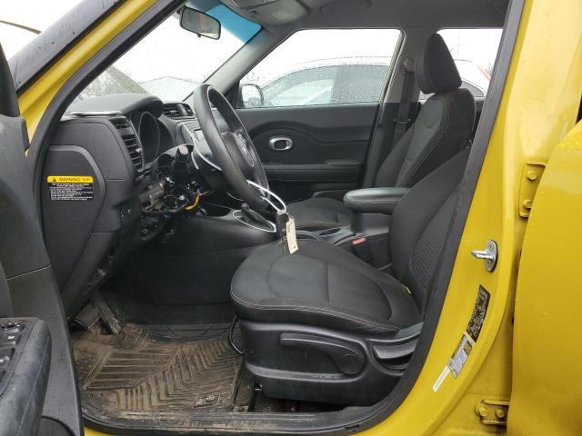 KNDJP3A53E7043225 - 2014 KIA SOUL + YELLOW photo 7