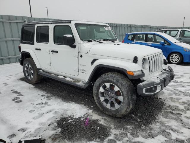 1C4HJXEG4PW503018 - 2023 JEEP WRANGLER SAHARA WHITE photo 4