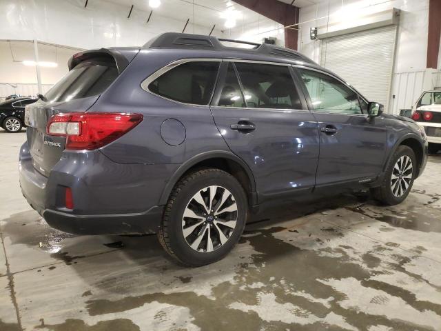 4S4BSBNC1F3286560 - 2015 SUBARU OUTBACK 2.5I LIMITED BLUE photo 3