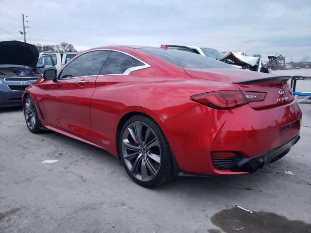 JN1FV7EK0JM530593 - 2018 INFINITI Q60 RED SPORT 400 MAROON photo 2