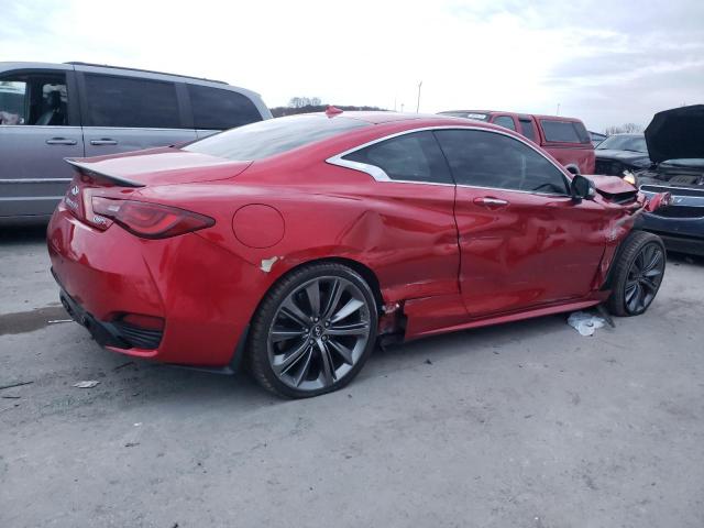 JN1FV7EK0JM530593 - 2018 INFINITI Q60 RED SPORT 400 MAROON photo 3