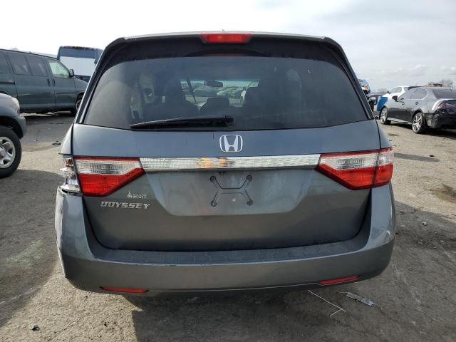 5FNRL5H60BB020872 - 2011 HONDA ODYSSEY EXL GRAY photo 6