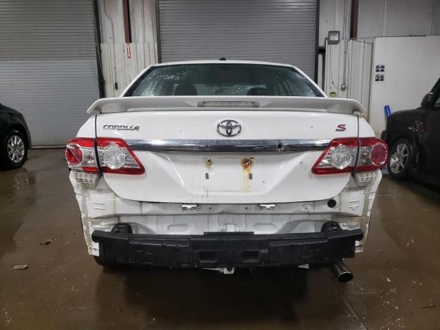 2T1BU4EE1BC698961 - 2011 TOYOTA COROLLA BASE WHITE photo 6