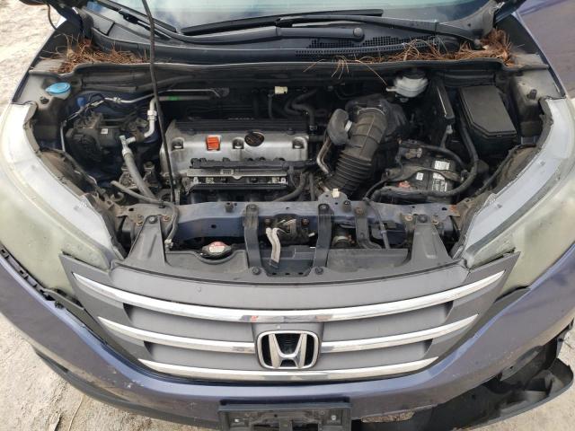 2HKRM4H74EH637679 - 2014 HONDA CR-V EXL BLUE photo 11